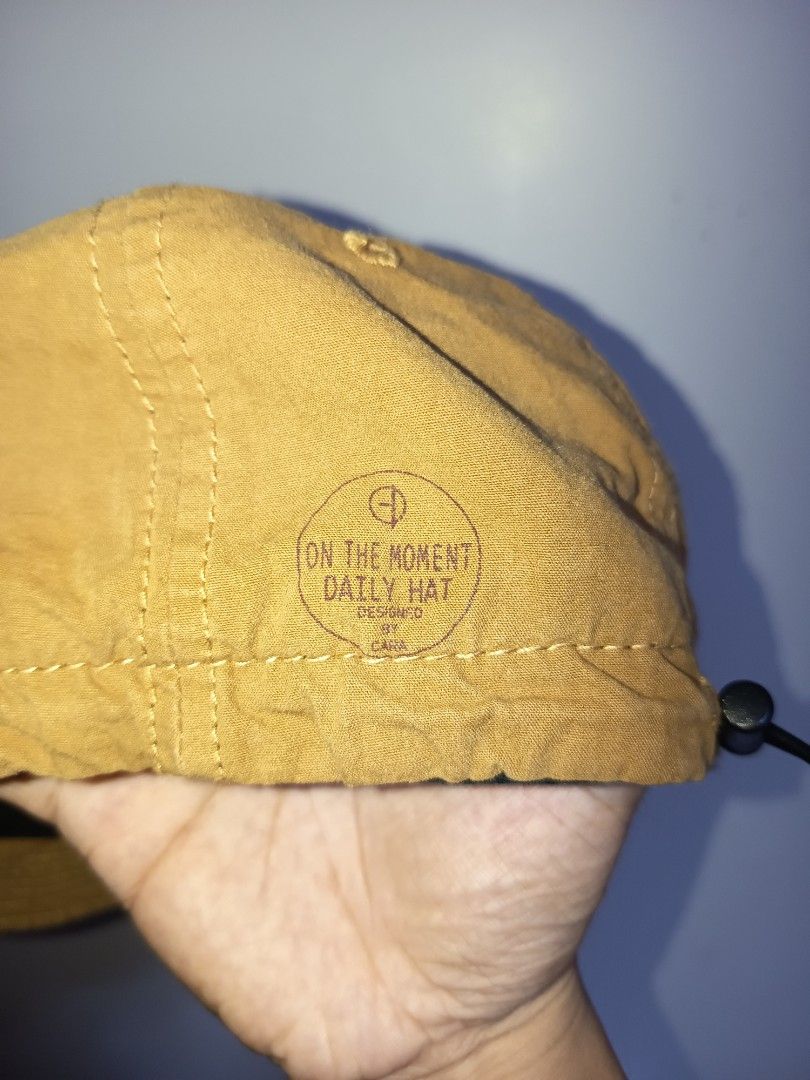 Short Brim Camp Cap Khaki (Category: Caps & Hats) located in Pasay City. Submitted by ODDXX (Listing ID 1461245206, Image 2). Description: Short Brim Camp Cap (Khaki) Very Good Condition and Ready to Use! 250php Only!.