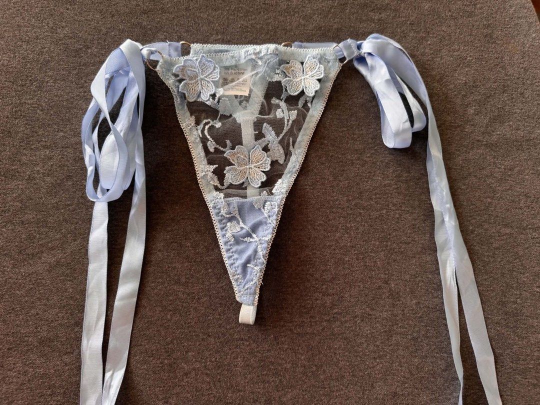 skyblue ribbon gstring L (Category: Undergarments & Loungewear) located in San Jose. Submitted by 99ners (Listing ID 1461144113, Image 1). Description: .
