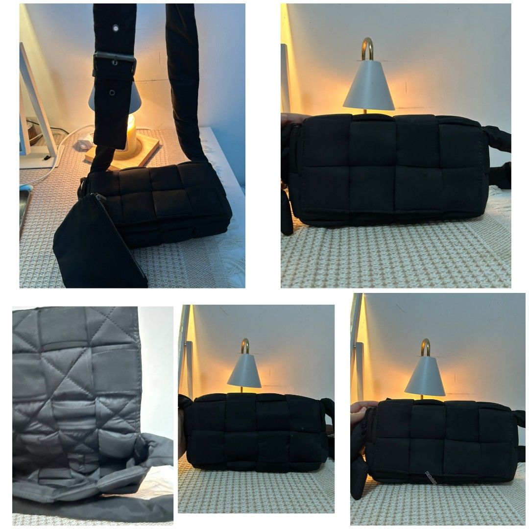 Sling bag belt type with pouch (Category: Shoulder Bags) located in San Pablo. Submitted by anicahclosetonlineshop (Listing ID 1461247922, Image 1). Description: Small size sling bag with wallet magnet closure makapal ang pagka nylon style nilala na banig payment first gcash or bank transfer location: san pablo.laguna no meetup .