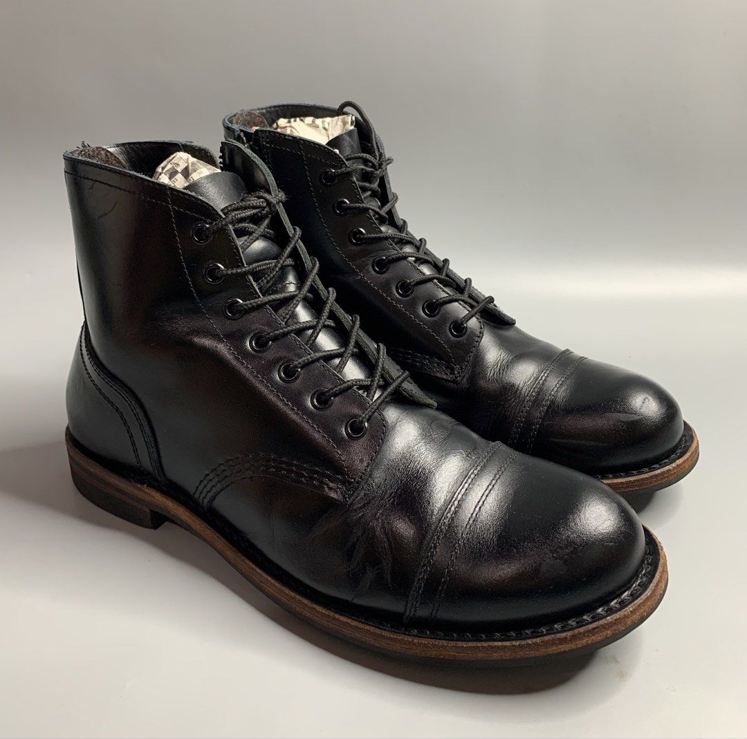 Slow Wear Lion Ranger Boots (Category: Boots) located in Binan City. Submitted by hybrid_archival_theory (Listing ID 1461248992, Image 1). Description: Slow Wear Lion Ranger Boots Mens Size- 44 Euro/ UK 10/ US 11 • No Inclusions • Pair Only Minimal Scratches Due To Usage Still Presentable Minor Heel Drag In Good Condition Please Check Detailed Photos Posted For Your Reference Thankyou!!! •Slow Wear Lion Cap Toe Boots. •Slow Wear Lion is a celebra
