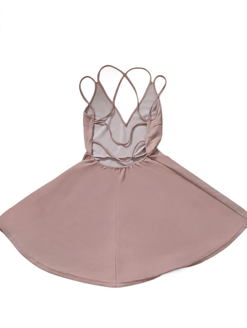 Spaghetti Strap V-Neck Mini Dress#97 (Category: Dresses) located in Caloocan City. Submitted by outfitloop (Listing ID 1461221466, Image 3). Description: - Adorable pink mini dress - Features delicate spaghetti straps - Criss-cross detail on the back for a stylish touch IMPORTANT: • 1st photo is an AI styling/model preview for reference on how the item may look when worn. • Please refer to the actual photos for the item’s true appearance and cond