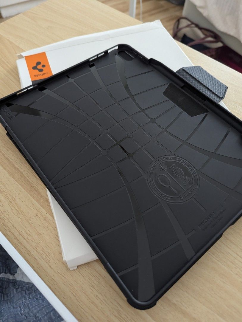 Spigen Rugged Armor Pro Case for Ipad Air M4 13 inch (Category: Cases & Sleeves) located in Manila. Submitted by danna.sanantonio (Listing ID 1461132212, Image 3). Description: TRIED ONCE ONLY! Orig Price: 2,650 Selling Price: 1,800 RFS: Looks too rugged and manly to me..