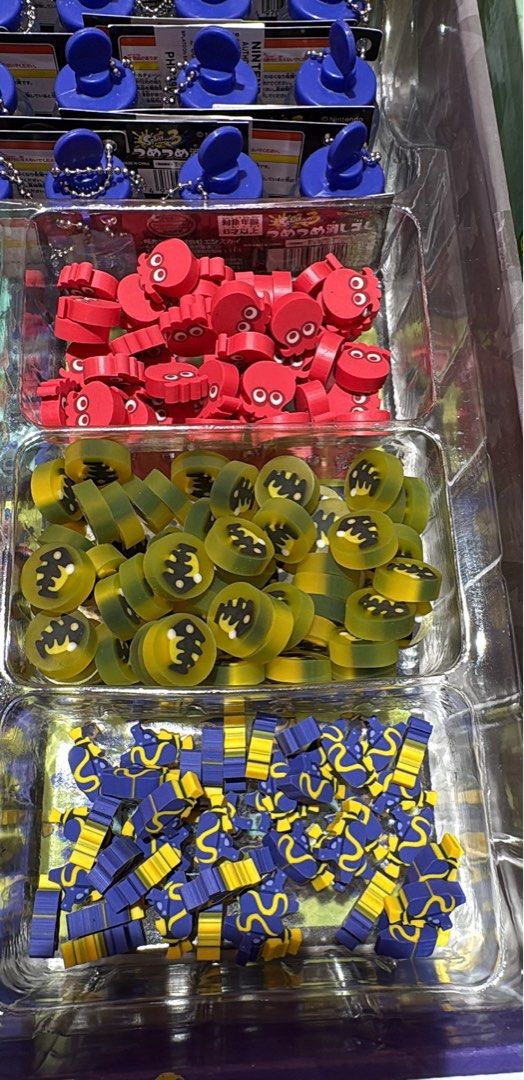 SPLATOON Limited Edition Cute Mini Erasers in a Keychain Bottle (Category: Character Goods) located in Pasig City. Submitted by steffimac7 (Listing ID 1461268358, Image 3). Description: .