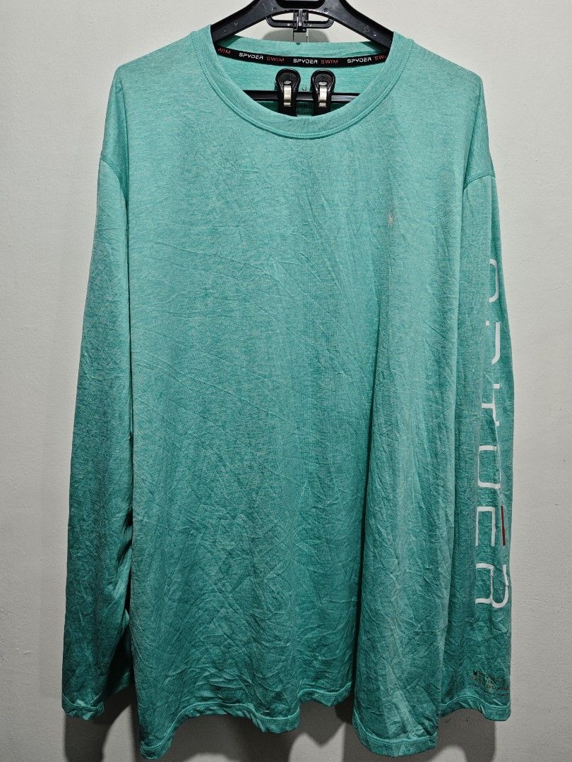 Spyder Rash Guard Long Sleeve (Category: Activewear) located in Bulacan. Submitted by pzj_thrift (Listing ID 1461159710, Image 1). Description: L 30 W 26 Condition 9/10 Color rate 9/10 No issue .