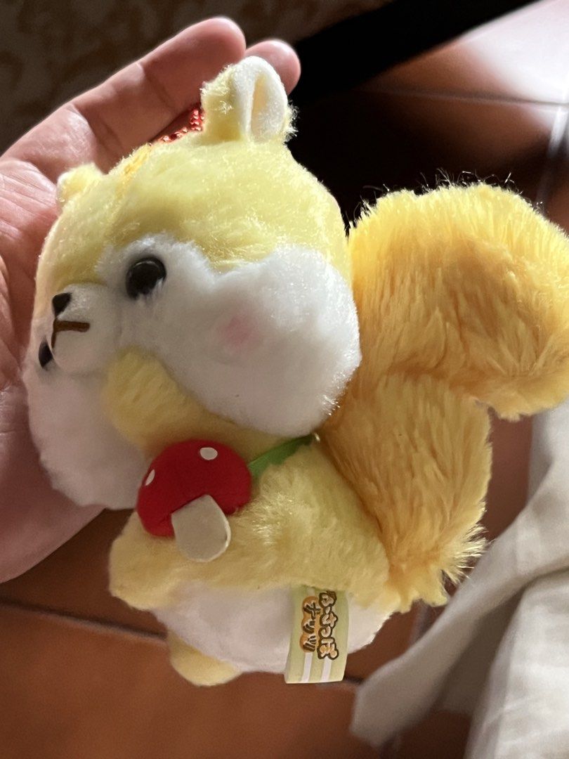 Squirrel yellow bag charm (Category: Luxury Accessories) located in Paranaque City. Submitted by bonsaiart (Listing ID 1461143161, Image 2). Description: 350+sf Payment via GCASH or paymaya No to meetup No to cop / cod Shipping via j&t only No breaking of set or bundle.