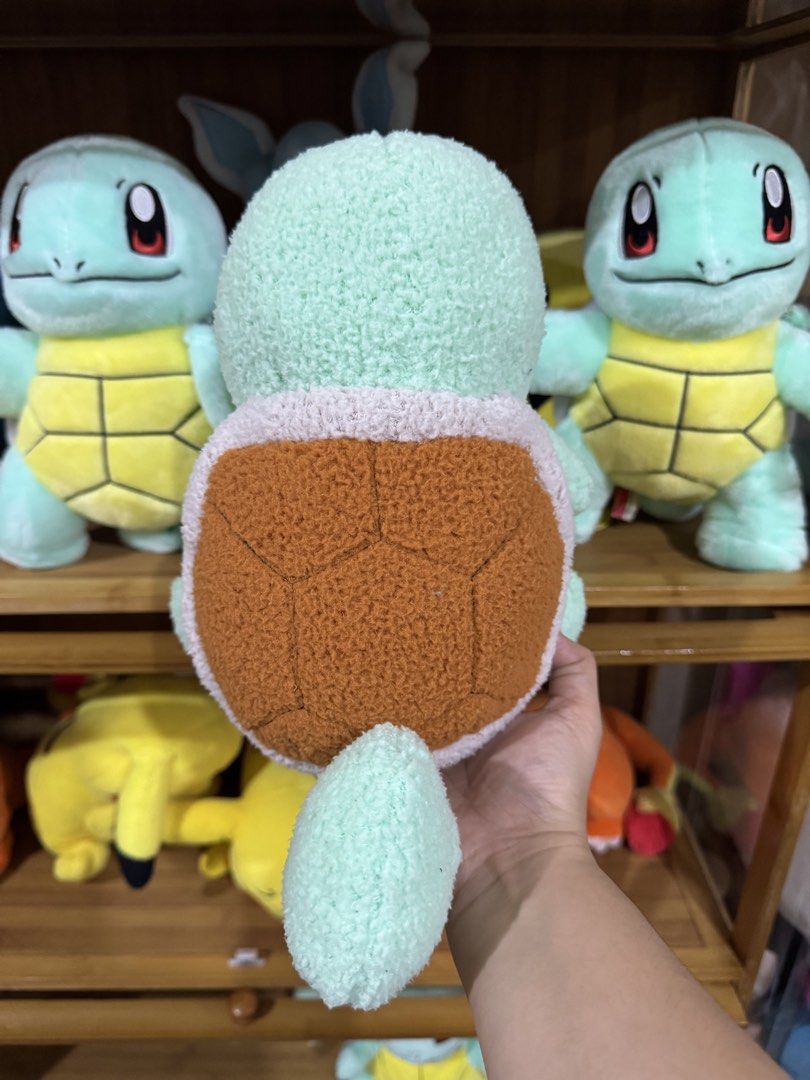 Squirtle Plush Toy w/ppt (Category: Plushies & Soft Toys) located in Cainta. Submitted by mayhroeen (Listing ID 1461202745, Image 3). Description: - Adorable Squirtle plush toy - Made with soft and cuddly material - Ideal for any Pokemon fan - Suitable for display or play - Brand new with tag still attached.