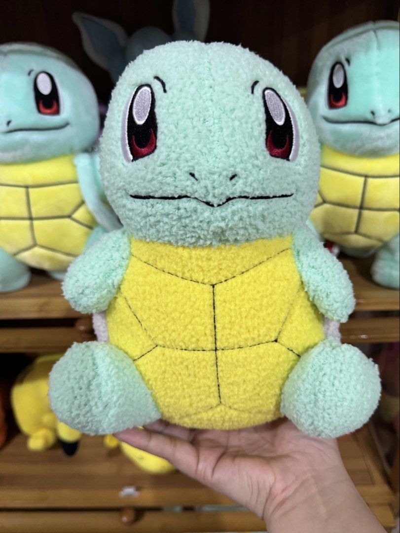 Squirtle Plush Toy w/ppt (Category: Plushies & Soft Toys) located in Cainta. Submitted by mayhroeen (Listing ID 1461202745, Image 1). Description: - Adorable Squirtle plush toy - Made with soft and cuddly material - Ideal for any Pokemon fan - Suitable for display or play - Brand new with tag still attached.