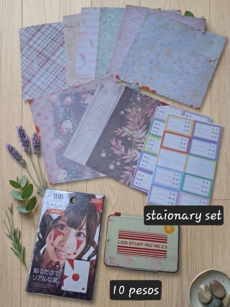 Stationary Random Set Arts, Stickers and Stamp (Category: Craft Supplies & Tools) located in Makati City. Submitted by kathnkeyonlineshop (Listing ID 1461270660, Image 1). Description: Actual Pictures, Payment and Condition is stated in the photo Magabasa po ng maigi! Items can be Brandnew, unused or slighly used! Lahat ng description nasa photo na. Sa mga preloved ukay manage your expectations okay. Meetup or delivery are available DM TO MINE.