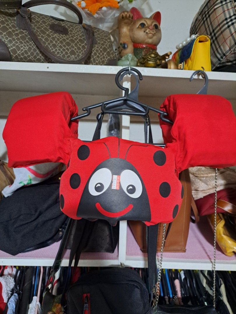 Stearns Ladybug Puddle Jumper Kids Life Jacket (Category: Babies & Kids Fashion) located in Quezon City. Submitted by sbvdmanaog (Listing ID 1461317645, Image 1). Description: - Cute ladybug design kids will love! - Stearns brand, trusted for water safety. - Helps toddlers and kids learn to swim with confidence. - Coast Guard approved for peace of mind. - Adjustable buckle ensures a secure and comfortable fit. - Perfect for boating, swimming, and