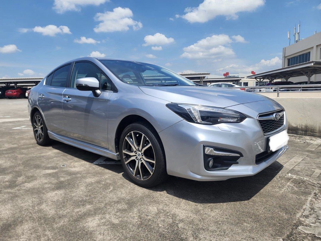 Subaru Impreza 5D 2.0i-S EyeSight (A) (Category: Used Cars) located in Singapore. Submitted by stefan16 (Listing ID 1461262145, Image 2). Description: Features: 2.0L 4 cylinder 16v DOHC engine producing 154bhp mated with CVT auto transmission, paddle shifter, AWD, EyeSight technology, keyless entry/start/stop. Accessories: Electric driver seat, ambient lighting, lane departure warning, pre collision assist, CarPlay/Android Auto, reverse camera, L