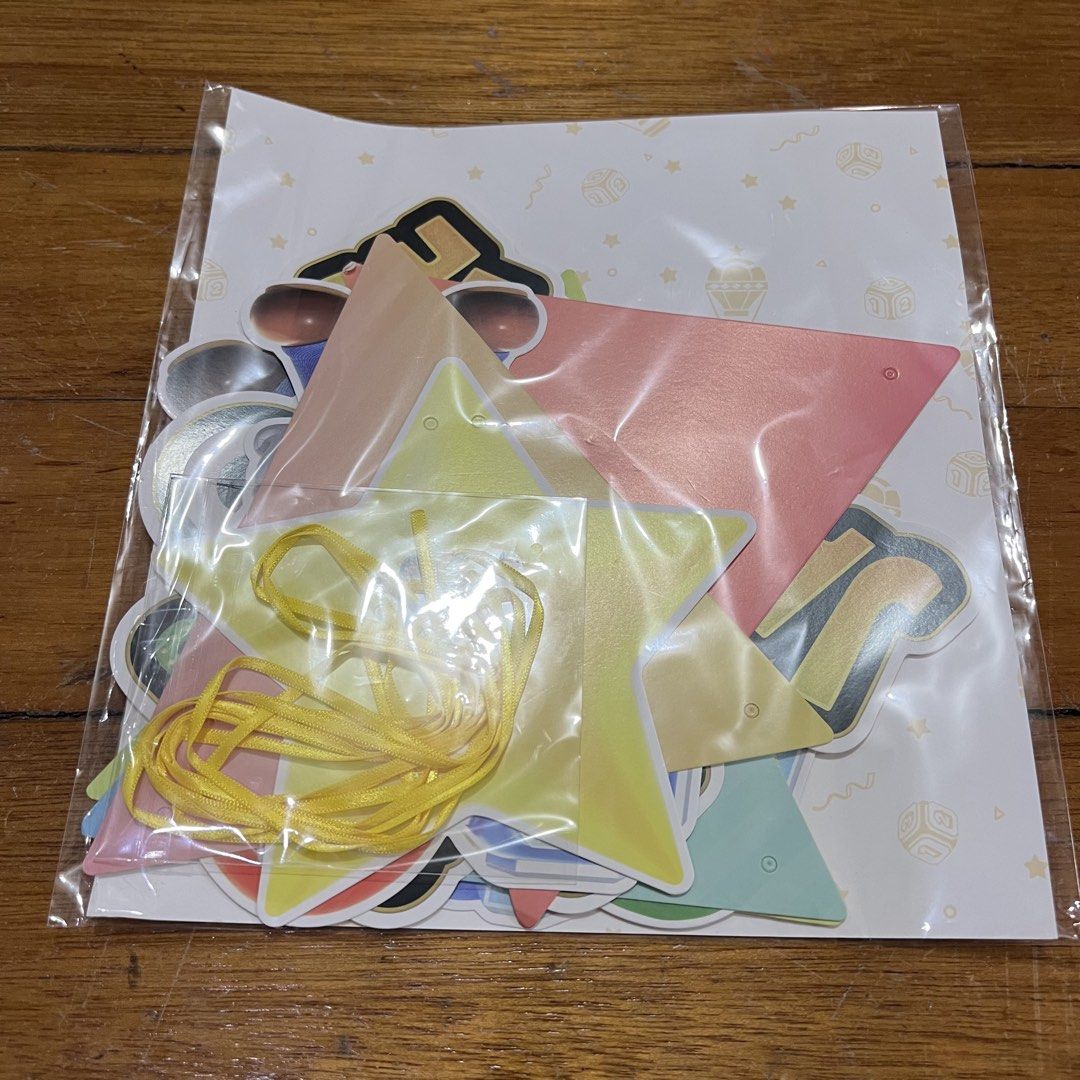 Super Mario Party Jamboree Party Hanging Flags (Category: Nintendo) located in Pasig City. Submitted by annaagra (Listing ID 1461130477, Image 2). Description: It is a preorder benefit, got it when I bought the game from Data Blitz. Brand new Never opened, never used Ideal for Super Mario Collectors RFS: I need space for my BTS Collection.