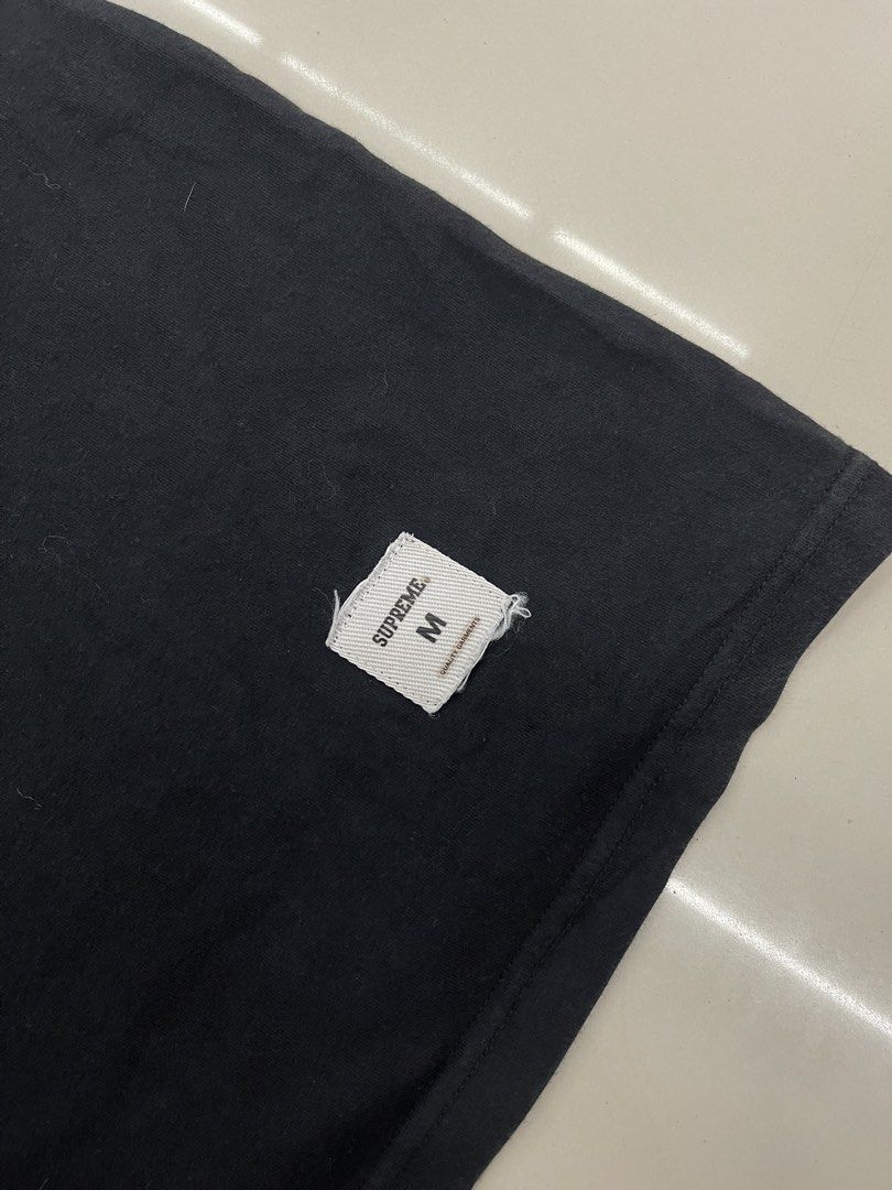 SUPREME ARC LOGO AUTH (Category: Tshirts & Polo Shirts ) located in Manila. Submitted by 5kcollectiveph (Listing ID 1461177209, Image 3). Description: SUPREME ARC LOGO AUTH -LARGE -22W/28 DIMES -EXCELLENT .