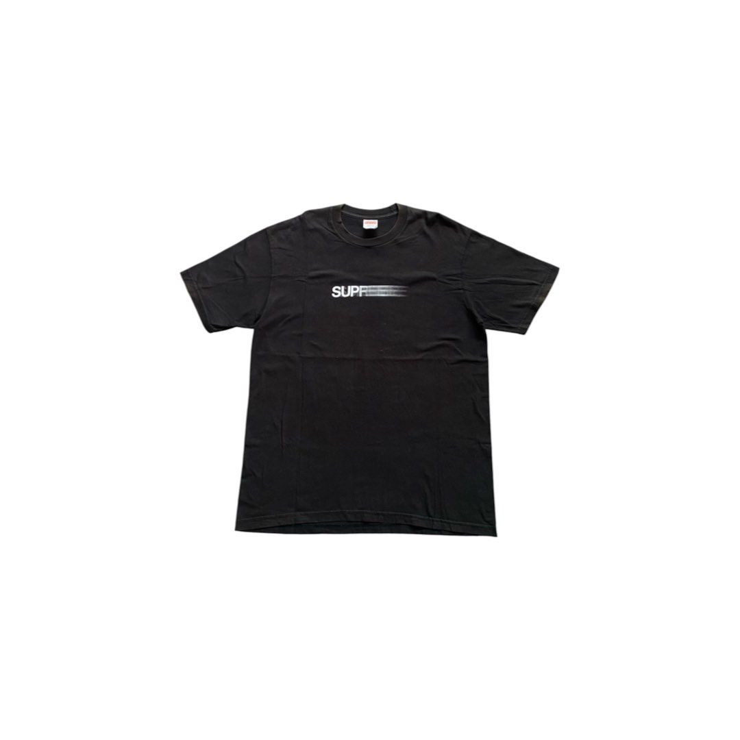 Supreme Motion Tee SS23 (Category: Tshirts & Polo Shirts ) located in Rizal. Submitted by various.stuff (Listing ID 1461251603, Image 1). Description: Item: Supreme Motion Tee SS23 Dimes: 22 x 29 Condition: Good Color rate: 9/10 Issue: neckline.