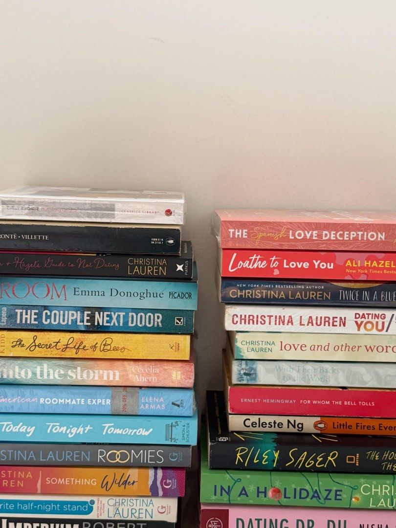 Take All Books ‼️‼️ (Category: Storybooks) located in Pasig City. Submitted by rhaenicents (Listing ID 1461209842, Image 3). Description: 📌6,800 FOR TAKE ALL ONLY. Loc: Manila. Assorted | Paperback and HB. | All in GOOD-VERY GOOD CONDITION. | Spanish Love Deception is sealed and brand new. | LAST PRICE POSTED. lalamove only.