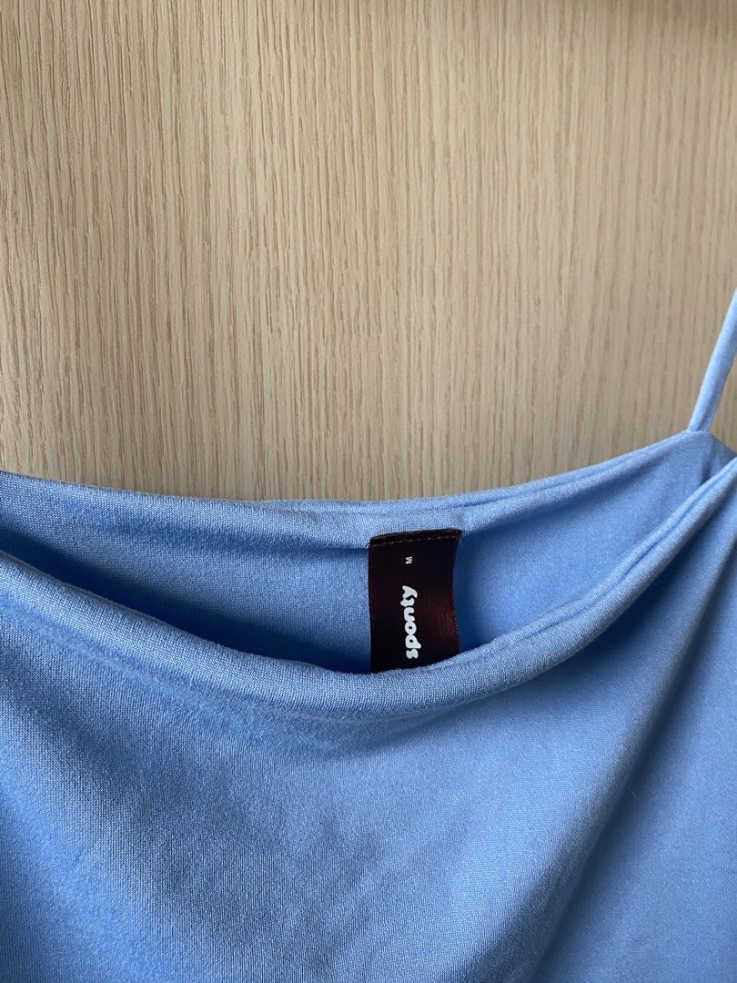 Tank Top (Category: Sleeveless) located in Manila. Submitted by isapreloved. (Listing ID 1461244025, Image 2). Description: ✨Knitted Vest Top✨ Price: ₱119 Description: - Blue Colored Flaws: None Payment Methods: Gcash or GoTyme Delivery Options (shoulder by buyer): - Grab - Lalamove PRELOVED ITEMS✨ WITHIN METRO MANILA. NO CANCELLATIONS!.