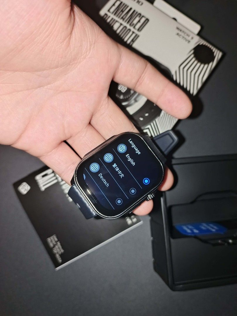 Tecno smart watch (Category: Wearables & Smart Watches) located in Malabon City. Submitted by cmmdc93 (Listing ID 1461287377, Image 3). Description: Binuksan lang never worn at napawisan Brandnew pa Bibili bagong watch pang upgrade lang.
