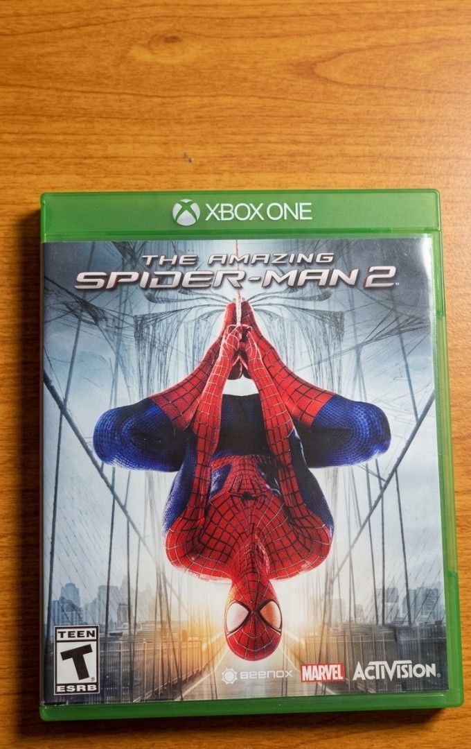 The Amazing Spider-Man 2 Xbox One Game (Category: Xbox) located in Manila. Submitted by adr14nbati25392 (Listing ID 1461051917, Image 1). Description: - The Amazing Spider-Man 2 for Xbox One (RARE) NEGOTIABLE - Disc version - ESRB Rating: T for Teen - Action-packed gameplay - Explore and swing through New York City - Battle iconic villains - Perfect for Spider-Man fans - A great addition to your game collection.