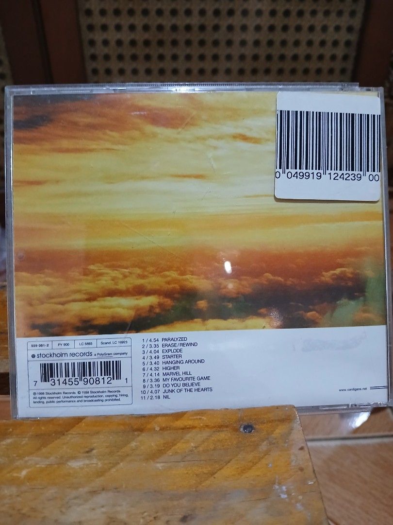 The Cardigans, Gran Turismo - 1998 CD (Category: CDs & DVDs) located in Paranaque City. Submitted by jnthn.c (Listing ID 1461121869, Image 2). Description: vg+ to nm.