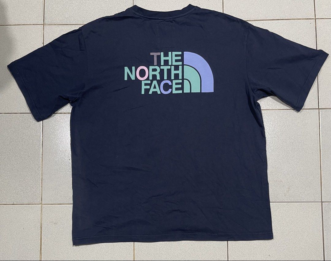 The North face X CLOT Tshirt (Category: Tshirts & Polo Shirts ) located in Mandaue City. Submitted by MJ_80 (Listing ID 1461197710, Image 2). Description: Mens The North Face X CLOT Tshirt Size XL Dimes: 25X30.5 See photos for measurements Issue : line fade at the back see last 2 photos Color rate & Condition: 9.7/10 Price: 980.