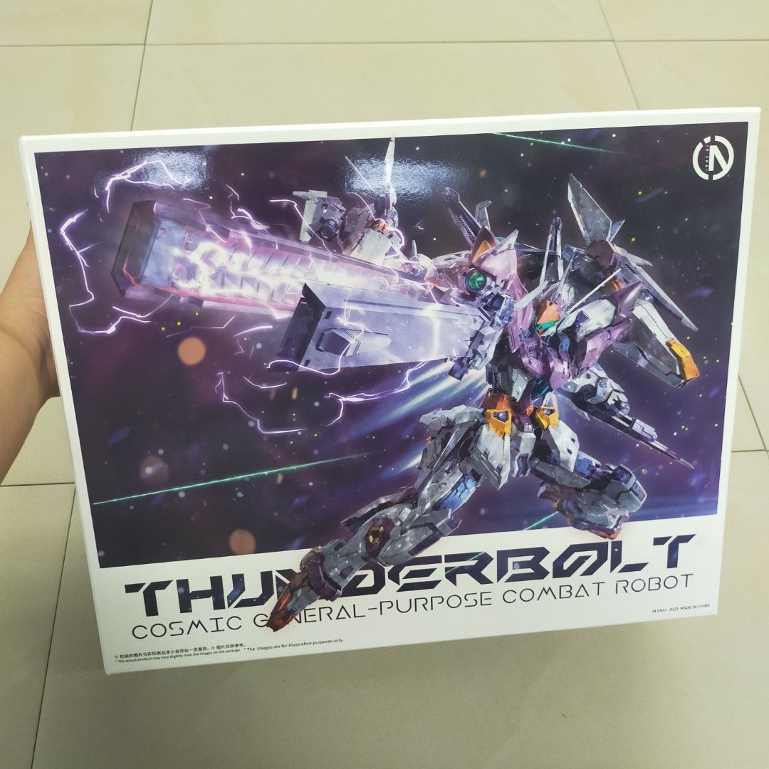 Thunderbolt Cosmic General-Purpose Combat Robot Model Kit (Category: Gundam & Model Kits) located in Manila. Submitted by xizhenn (Listing ID 1461224408, Image 1). Description: Brand new, unassembled Thunderbolt Cosmic General-Purpose Combat Robot model kit. All parts are sealed. Includes manual. Perfect for Gundam fans!.