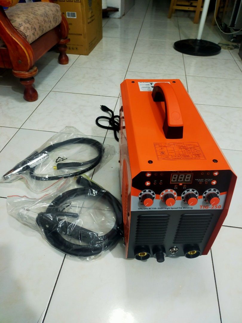 Welding Machine Tig 250 ( SMAW and GTAW) (Category: Construction Tools & Equipment) located in Pasay City. Submitted by bettergrey (Listing ID 1461265671, Image 1). Description: welding machine Inverter for SMAW & GTAW.