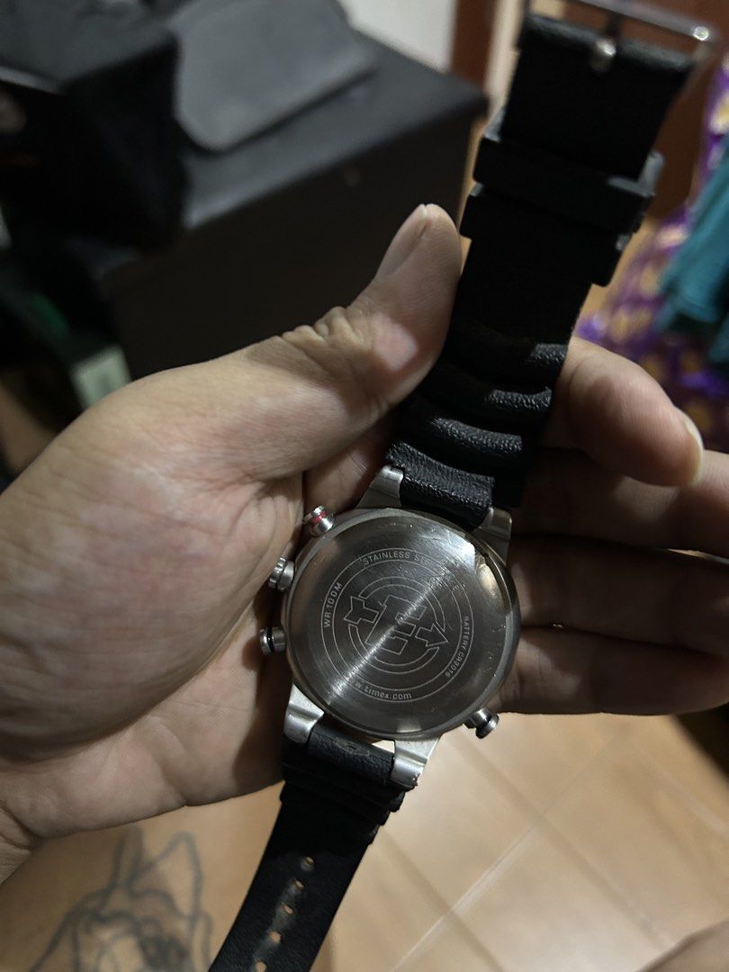 Timex Men's Intelligent Quartz Tide Temp Compass T2N722 (Category: Men's Watches) located in Quezon City. Submitted by kuyangstore (Listing ID 1461157910, Image 2). Description: Timex Men’s Intelligent Quartz Tide Temp Compass T2N722 SRP 13-15k Battery need replacement Fix price.
