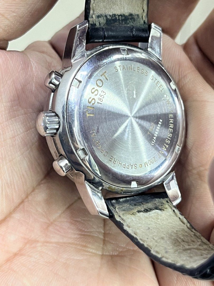 Tissot PRC 200 (Category: Men's Watches) located in San Juan City. Submitted by cal.28horologe (Listing ID 1461164700, Image 2). Description: Tissot PRC 200 Quick details: Movement type : Quartz All original 39mm case diameter Excellent running condition Everything is working including: Time adjustment Chronograph function Screwdown crown Price : ₱9,800php Inclusions: Unit and replacement Box. Location San Juan Greenhills..