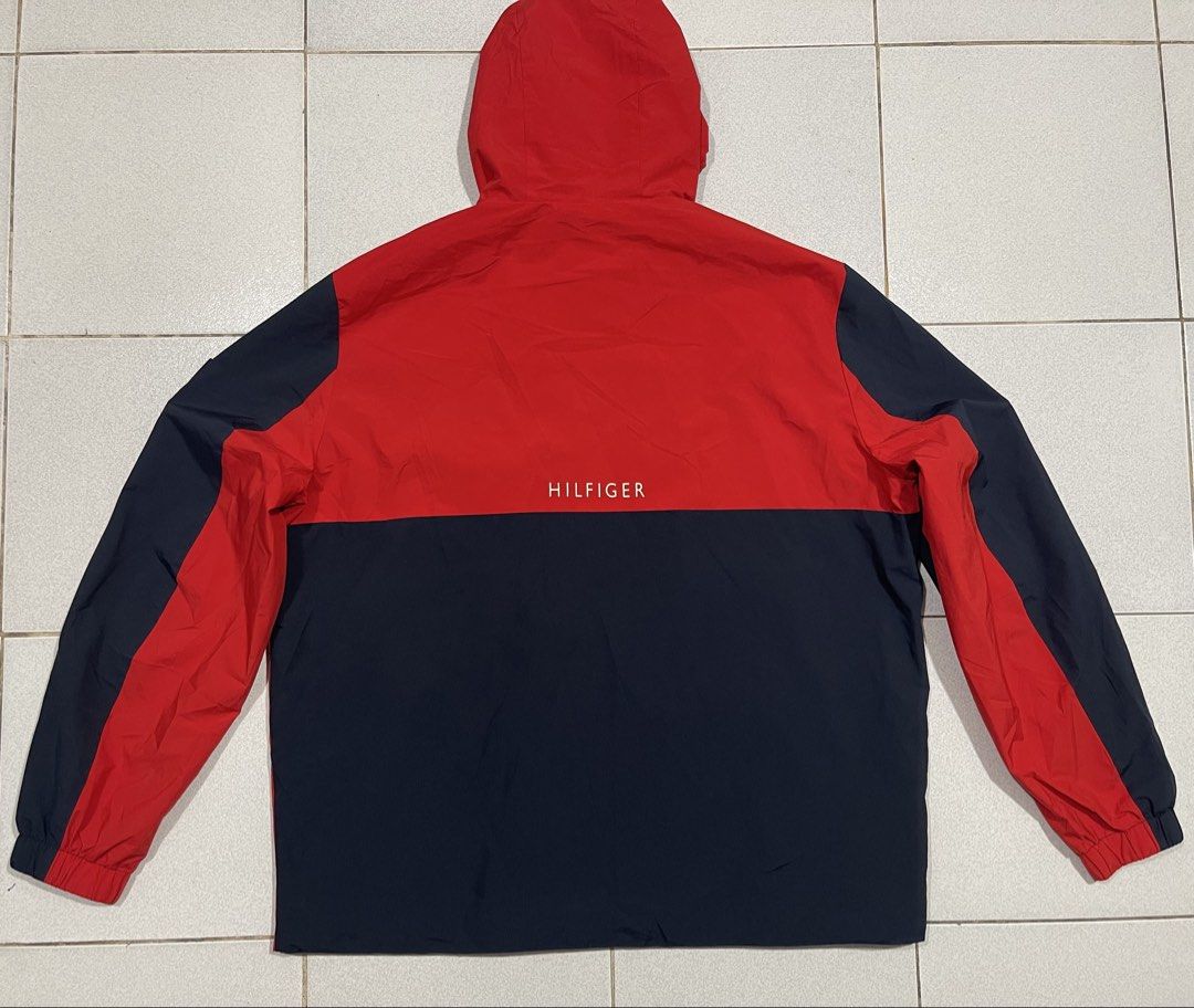 Tommy Hilfiger Jacket (Category: Coats, Jackets and Outerwear) located in Mandaue City. Submitted by MJ_80 (Listing ID 1461206728, Image 2). Description: Tommy Hilfiger Fullzip Hooded Jacket Size XL on tag Dimes: 27X29.5 See photos for measurements Color rate & Condition: 9.9/10 Price: 1,850.