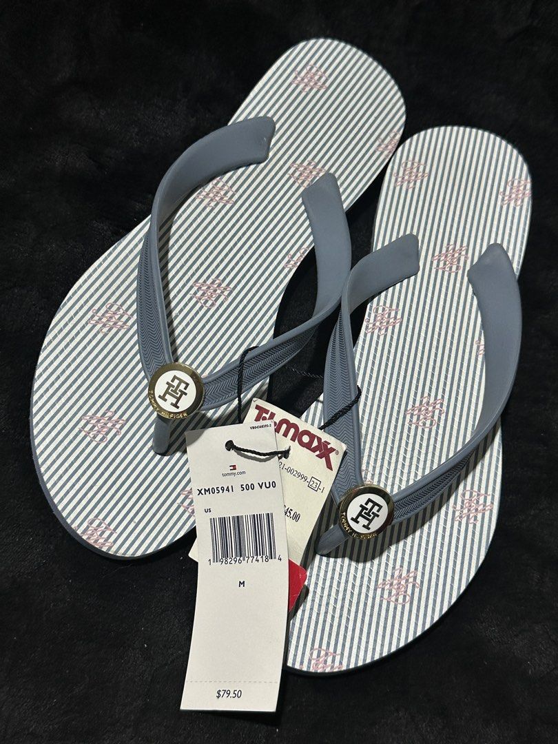 Tommy Hilfiger Slippers (Category: Slippers and slides) located in Manila. Submitted by shopbyme28 (Listing ID 1461314897, Image 2). Description: Free ship size 7 Fresh from balikbayan box.