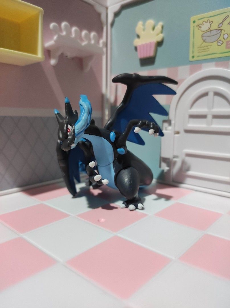 TOMY Pokemon Figure - Mega Charizard X (Dragon Claw pose) (Category: Figurines & Statues) located in Taguig. Submitted by lilrootshop (Listing ID 1461253206, Image 1). Description: ***Crossposted*** Price: 699 (fixed) AUTHENTIC First to pay basis. No COD. For item reservation, a down payment of 50% or 100 pesos (whichever is less) is required. Down payment is non-refundable. One month reservation only. Location: Taguig (near BGC) MOP: GCash / GoT