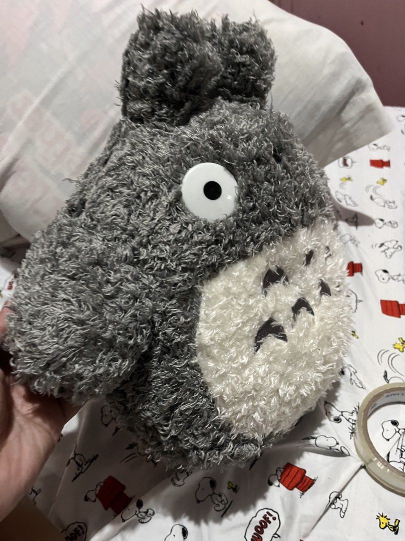 TOTORO 13 inches with yarn (Category: Plushies & Soft Toys) located in Paranaque City. Submitted by bonsaiart (Listing ID 1461266478, Image 2). Description: Pre owned Good condition 2150+ sf Payment first policy (gcash) Shipping ONLY (J&t) NO TO COD NO TO MEETUP NO TO COP (LBC).