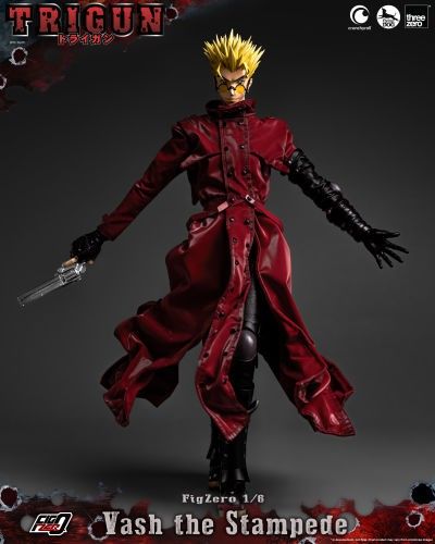 TRIGUN - FigZero 1/6 Vash the Stampede (preorder) (Category: Figurines & Statues) located in Antipolo. Submitted by noblehawk.82e609 (Listing ID 1461129387, Image 3). Description: From the popular anime TRIGUN, threezero introduces the FigZero 1/6 fully-articulated collectible figure of "The Humanoid Typhoon” Vash the Stampede! Standing about 31cm (12”) tall, the figure has approximately 32 points of articulation, allowing for smooth, dynamic pos