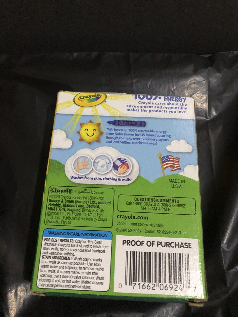 ULTRA CLEAN WASHABLE CRAYONS (Category: Stationery & School Supplies) located in Makati City. Submitted by pinkbeestuff (Listing ID 1461191574, Image 2). Description: brand new Mop Gcas.
