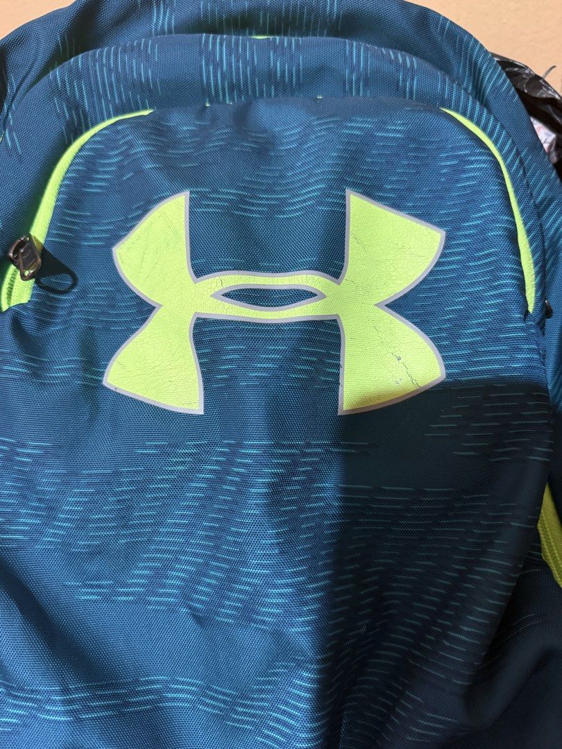 Under Armour Storm Backpack Teal Blue (Category: Backpacks) located in Manila. Submitted by zealbear_602543 (Listing ID 1461186618, Image 3). Description: - Teal blue Under Armour backpack - UA Storm technology for water resistance - Large main compartment - Front pocket - Side mesh pockets for water bottles - Padded shoulder straps for comfort - Ideal for school or sports.