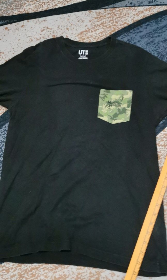 Uniqlo x capcom monster hunter tee (Category: Tshirts & Polo Shirts ) located in San Jose. Submitted by thrift_ni_sir (Listing ID 1461262095, Image 2). Description: Excellent condition MOP gcash MOD j&t Add shipping fee.