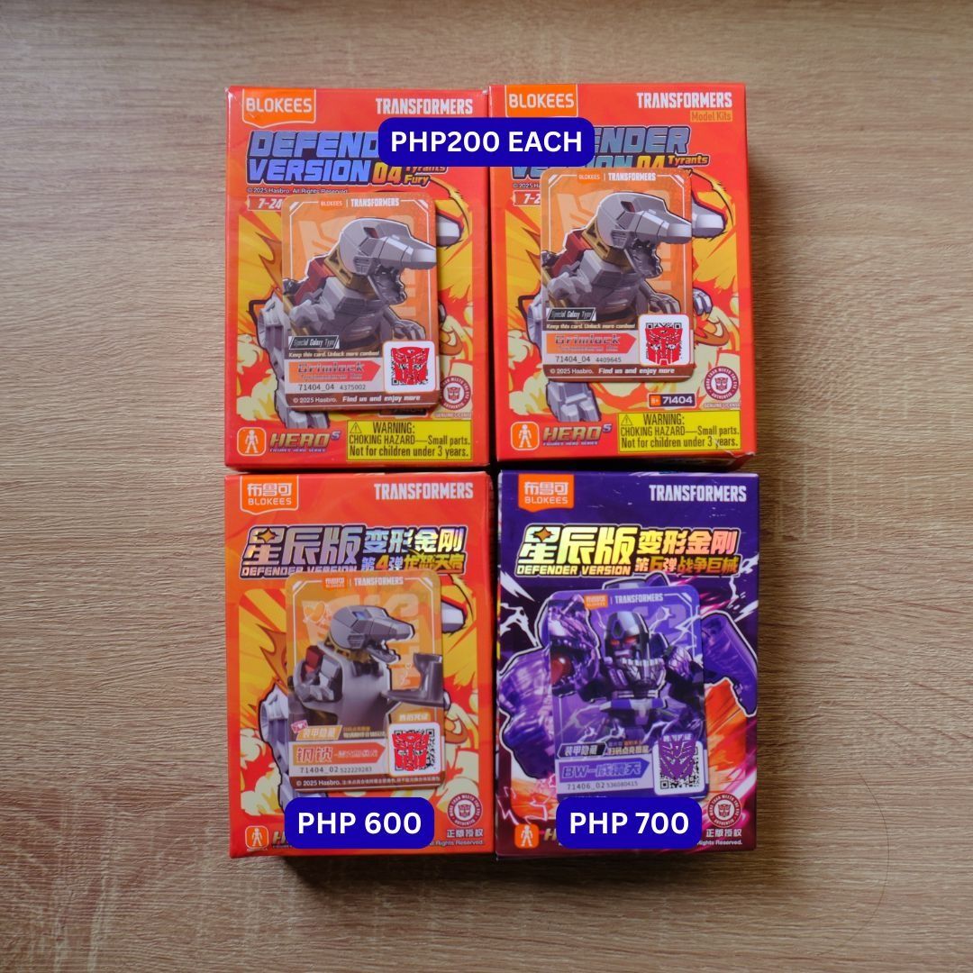 Various Blokees | Transformers, Astral Rally, Batman (Category: Vintage Collectibles) located in Marikina City. Submitted by miggy.arnonobal (Listing ID 1461274909, Image 3). Description: Selling various Blokees items! Prices and notes are in the photos. Message me for any questions or negotiations. Willing to give discounts to sure buyers. Am located in Marikina / Makati (Tues-Thurs), and can only do pick-up via Lalamove/Grab/Angkas/Joyride/Any 