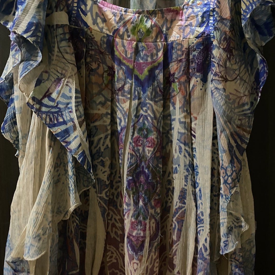 Vintage Apt 9 Boho Sheer Flutter-Sleeve Top (Category: Blouses) located in Iloilo. Submitted by dagdagbaon.ph (Listing ID 1461248475, Image 3). Description: -tagged as petite medium but can fit xs-small frame .