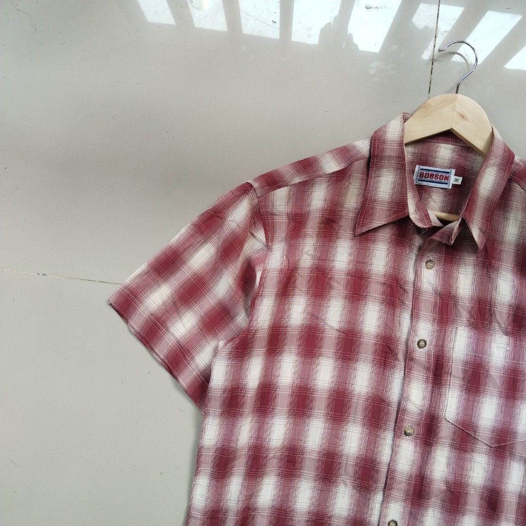 Vintage bobson (Category: Tshirts & Polo Shirts ) located in Davao. Submitted by stealgrail (Listing ID 1461132269, Image 3). Description: Vintage bobson plaid polo 22 28 Excellent condition *Dirt Good as new Mine 880.00 free shipping 🫶 "All product names, logos, and brands are property of their respective owners. I do not claim ownership of any registered trademarks" Admin R 📍 Island Garden City of Samal 📍 Isla Kartel x Why Curate Department 
