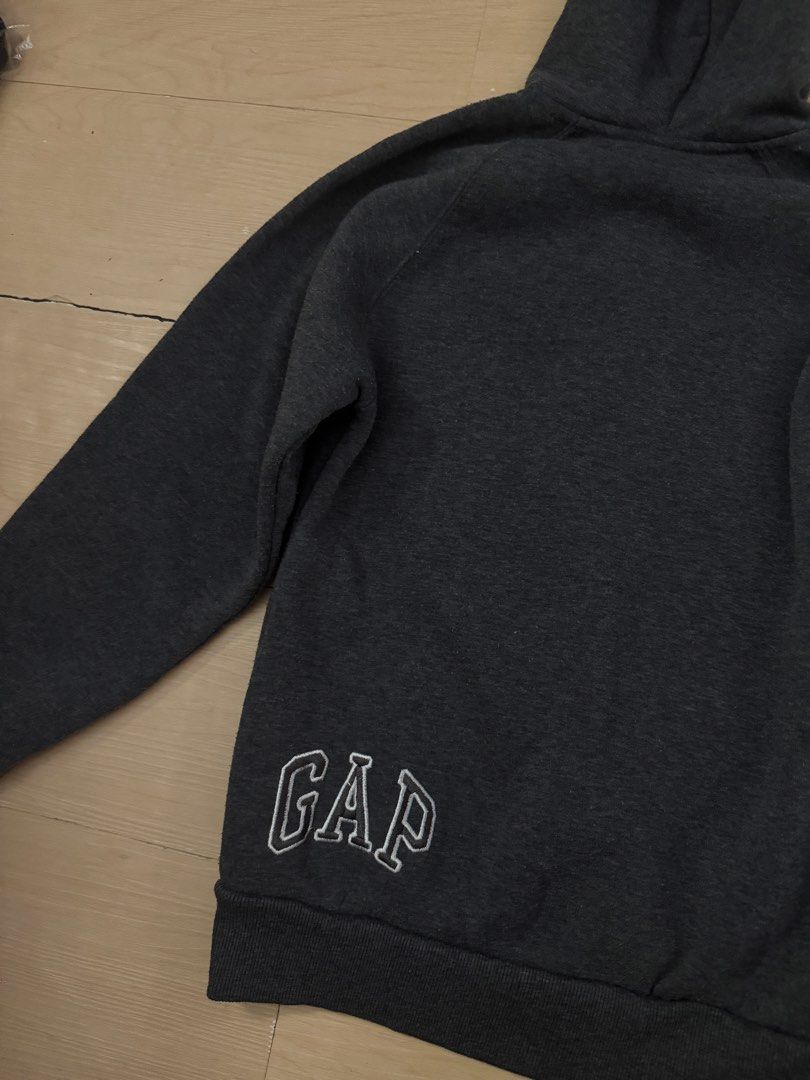 Vintage Gap (Category: Sets or Coordinates) located in Manila. Submitted by juhjuh (Listing ID 1461145652, Image 3). Description: - Grey GAP zip-up hoodie (only) - not included skirt - Front pockets - Classic GAP logo on chest - Smaller GAP logo on back - Blue denim skirt - Pleated design - Button closure - Great casual outfit.