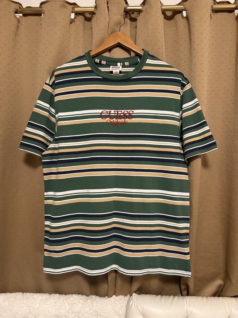 Vintage GUESS striped shirt - large (Category: Tshirts & Polo Shirts ) located in Cavite. Submitted by _solidolo (Listing ID 1461289033, Image 1). Description: check pics 30 x 24 large - xl.