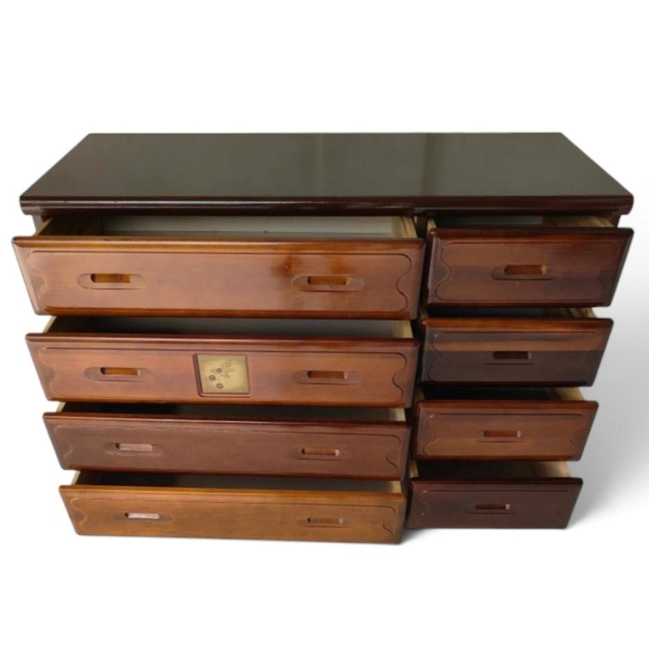 VINTAGE JAPANESE SOLID WOOD LATERAL DRAWER (Category: Shelves, Cabinets & Racks) located in Bulacan. Submitted by by_adette (Listing ID 1461307730, Image 3). Description: VINTAGE JAPANESE SOLID WOOD LATERAL DRAWER Measurements: L47"xW18"xH34".