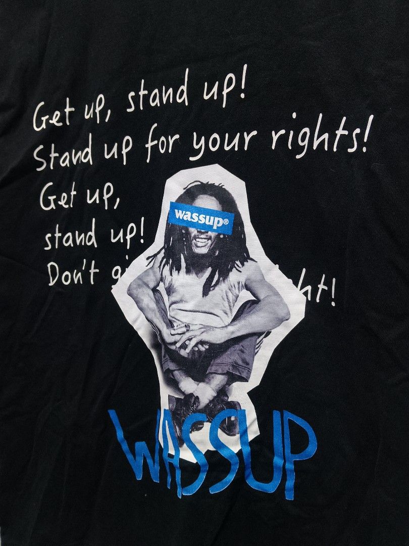 wassup tee (Category: Tshirts & Polo Shirts ) located in Valenzuela. Submitted by joshwrldselection (Listing ID 1461246309, Image 2). Description: small - medium very good condition sign of use thrift..