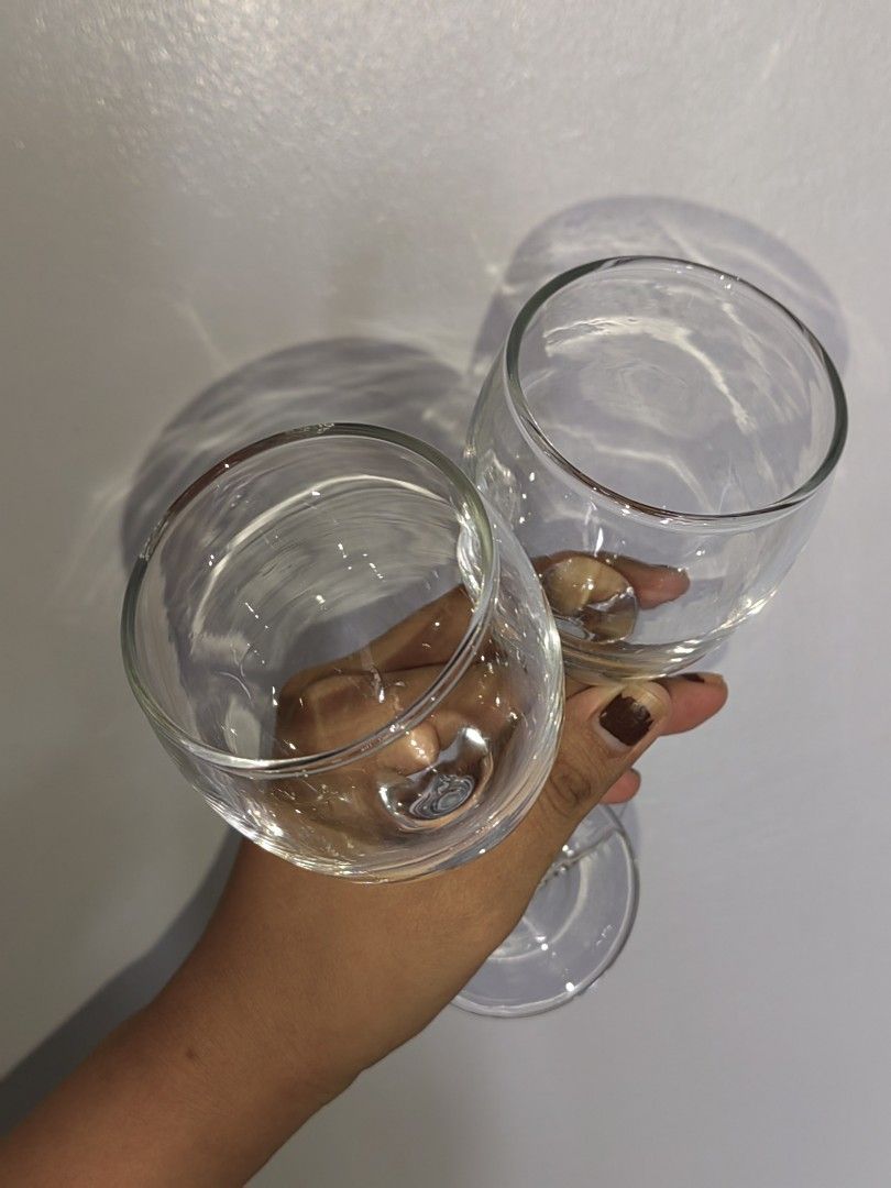 Wine Glass (Category: Other Kitchenware & Tableware) located in Caloocan City. Submitted by janinetenoso (Listing ID 1461191649, Image 2). Description: 15cm tall 35 each 15pcs available North Caloocan Pick up only or lalamove para iwas damage.