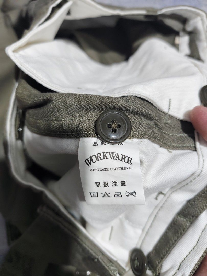 workware 3 days union flying mans pants (Category: Chinos) located in Baguio. Submitted by igorotak.111.taraki.com (Listing ID 1461293237, Image 3). Description: FS 3 DAYS UNION GARMENTS FLYING MANS LIKE NEW BOTTONS NO ISSUES SOLID NITO ❤️ L-35.5 W-31 CAN FIT 29-31 CAN DO H-8.9.