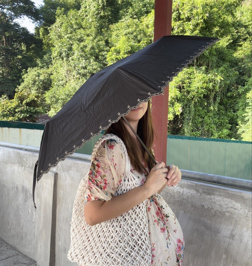 WPC Japan Umbrella Black with Gold Star (Category: Umbrellas) located in Subic. Submitted by zevrapg (Listing ID 1461290987, Image 3). Description: Perfect for ladies who love Japanese aesthetics, minimalist fashion, and practical everyday essentials. WPC Brand is known in Japan for their premium quality, beautiful designs, and superior UV protection. Whether you’re protecting your skin from UV rays or staying dry during sudden rain showers, this