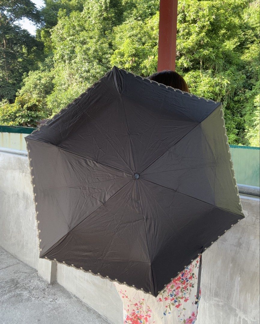WPC Japan Umbrella Black with Gold Star (Category: Umbrellas) located in Subic. Submitted by zevrapg (Listing ID 1461290987, Image 1). Description: Perfect for ladies who love Japanese aesthetics, minimalist fashion, and practical everyday essentials. WPC Brand is known in Japan for their premium quality, beautiful designs, and superior UV protection. Whether you’re protecting your skin from UV rays or staying dry during sudden rain showers, this
