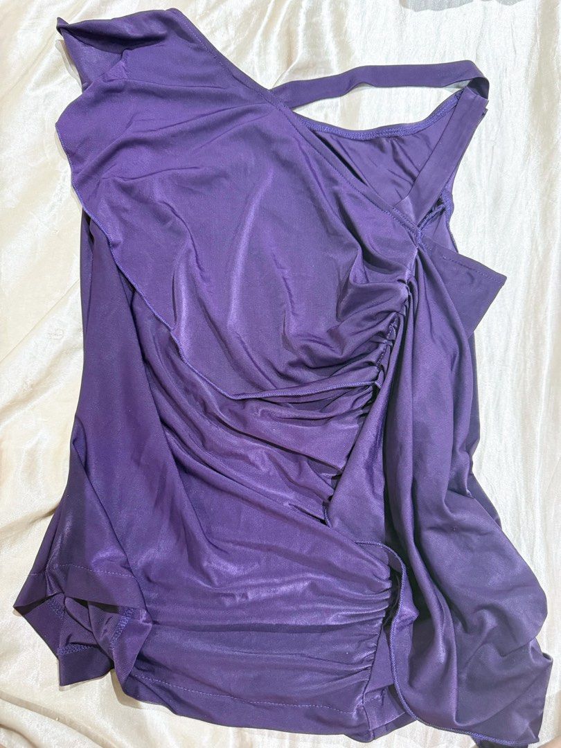 Y2K Blouse in Purple Size S (Category: Others Tops) located in Manila. Submitted by strawberrymelo (Listing ID 1461143428, Image 1). Description: .