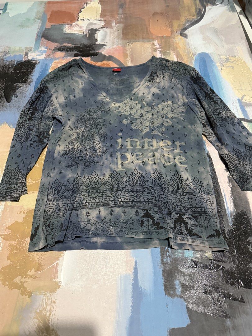 Y2k Glima long sleeves (Category: Longsleeves) located in Las Pinas. Submitted by thrftmnl. (Listing ID 1461228118, Image 1). Description: Y2k glima Size: Medium Dimes Width: 18.5 Length: 24 .