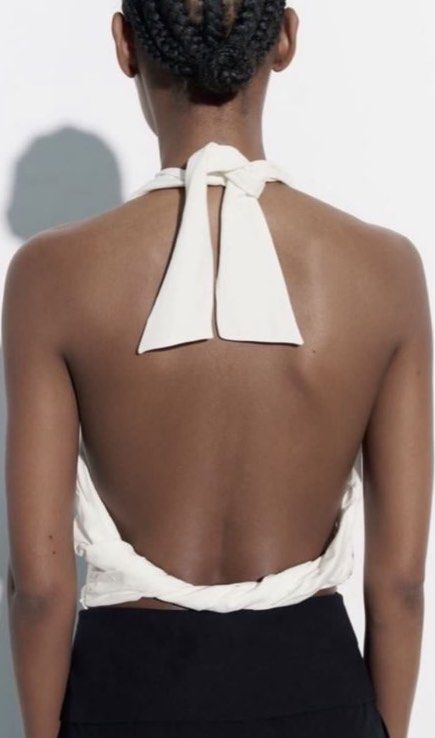 ZARA Linen Halter White Top (Category: Others Tops) located in Legazpi City. Submitted by ilysabby (Listing ID 1461280546, Image 2). Description: .