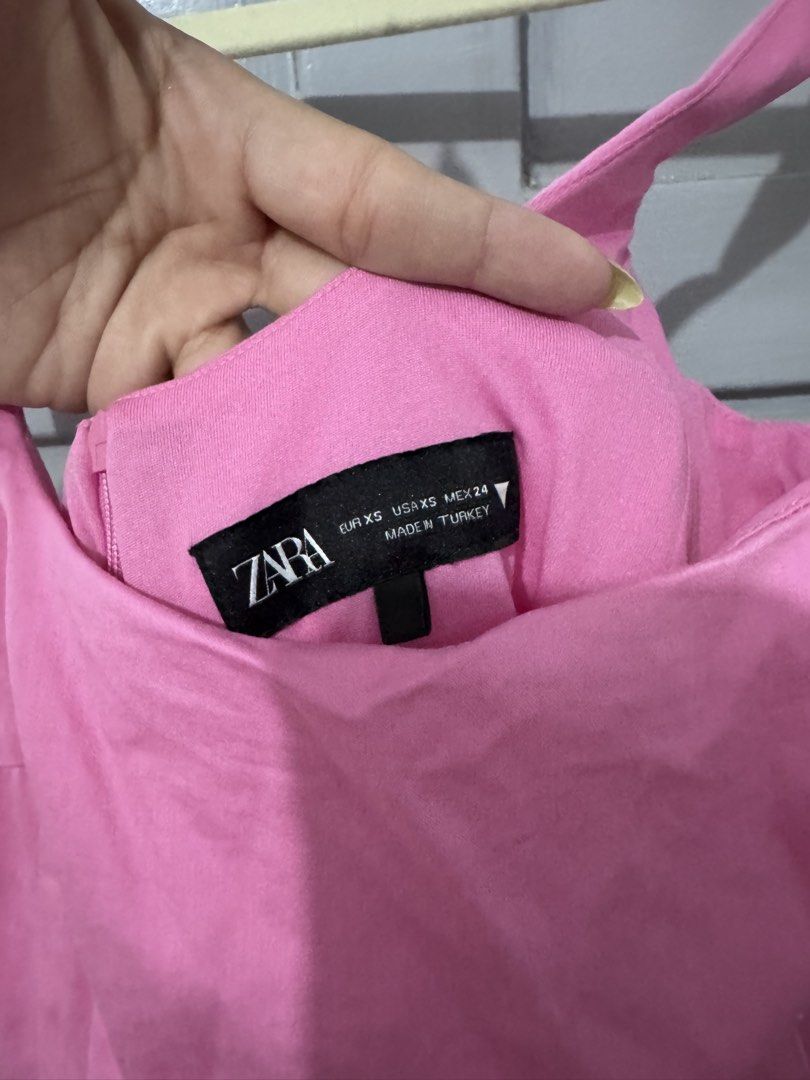 ZARA PEPLUM PINK DRESS (Category: Dresses) located in Makati City. Submitted by sassywear.ph (Listing ID 1461279431, Image 3). Description: Guaranteed authentic, used once lang. No when worn po kasi it does not fit me anymore. :( XS on tag. .